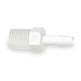 Eldon James Adapter,3/8 x 3/8 In,Polypropylene,PK10  A6-6WP