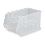 Lewisbins Hang and Stack Bin,Clear,PP,9 in PB1808-9 Clear