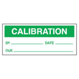 Accuform Calibration Label,1-1/2inW x 5/8inH,PK25 LPC422