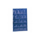 First Aid Only Replacement Pockets,22"H,14 5/8"W,Blue M5063