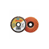 Norton Abrasives Flap Disc, 3 in Dia, 80 Grit, Type 27  77696090163