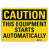Lyle Caution Sign,10 inx14 in,Aluminum U4-1709-NA_14x10