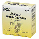 First Aid Only Wound Dressing Kit,16pcs,2.25x4.5",White 3-990