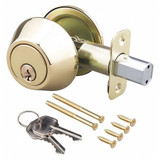 Ez-Flo Eastman Deadbolt,Steel,2-3/8" or 2-3/4" Backset 57865