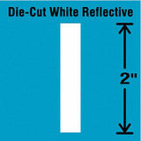 Stranco Die-Cut Refl. Letter Label,I,2In H,PK5 DWR-2-I-5