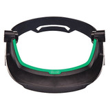 Msa Safety FaceShieldFrame,Blk;Grn,HDPE,Full-Frame 10187162