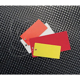 See All Industries Blank Shipping Tag,Vinyl,Colored,PK25 TUF-G05SW