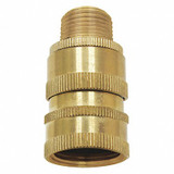 Sani-Lav Hose Adapter,Brass,3/4" x 1/2" N18