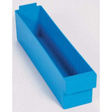 Quantum Storage Systems Drawer Bin,Blue,Polystyrene,4 5/8 in QED604BL