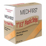 Sim Supply Strip Bandages,3"x1",Plastic,PK250  60048