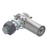 Bansbach Easylift Elbow End Fitting,Zinc Plated Steel 96087