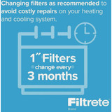 Filtrete 18x18x1 Basic D-L Filter 317-4 Pack of 4 466136