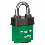Master Lock Lockout Padlock,KD,Green 6121GRN
