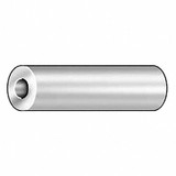 Sim Supply Spacer,Round,Aluminum,1/4in L,PK10  CRF080404GR