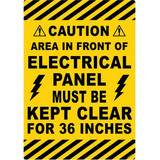 Stranco Anti-Slip Floor Sign,20 in x 14 in,Vinyl FS-2014-610