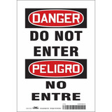 Condor Safety Sign,10 inx7 in,Vinyl 480N23