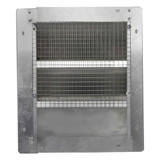 Dayton Louver,Adj w/ 28 to 46 In,Aluminum 2FTV4