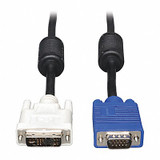 Tripp Lite DVI to VGA Cable,RGB,DVI-A,HD15 M/M,10ft P556-010
