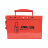 TruForce™ Lock Box, 13 Lock, Red, 1/Each