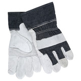MCR Safety® Industry Standard Leather Palm Gloves, Economy Grade