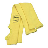 MCR Safety® Kevlar® Sleeve, Economy Weight w/ Thumb Slot, Yellow, 1/Each