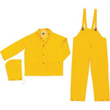 MCR Safety® Classic 3-Piece Rain Suit, X-Large, Yellow, 1/Each