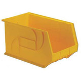 Lewisbins Hang and Stack Bin,Yellow,PP,10 in PB1811-10 Yellow