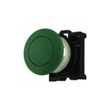 Eaton Mushroom Head Push Button,Green,LED,22mm M22M-DP-G
