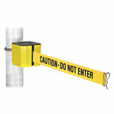 Retracta-Belt Warehouse Barrier,15ft CAUTION DO NOT EN WH412YW15-CAU-HC