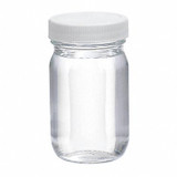 Wheaton Bottle,84 mm H,Clear,52 mm Dia,PK24 W216924
