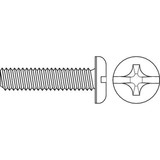 Sim Supply ShtMtlScrw,Scrw Sz #4,Zinc,3/4"L,PK100  SMPCI0-400750-100P