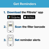 Filtrete 14x14x1 Basic D-L Filter 311-4 Pack of 4 449001