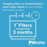 Filtrete 14x14x1 Basic D-L Filter 311-4 Pack of 4 449001