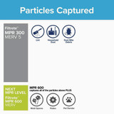 Filtrete 14x14x1 Basic D-L Filter 311-4 Pack of 4 449001