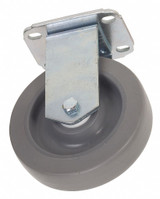 Sim Supply NSF-Listed Plate Caster,Rigid,165 lb.  4W921