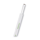 Eco-Products® STRAW,7.75",WRPPD,JMBO,WH EP-STP76-WHT
