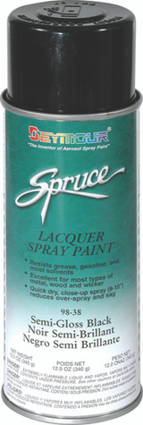 Spruce® Semi-Gloss Black Lacquer 98-38