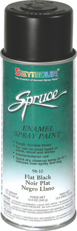 Spruce® Flat Black General Use Enamel 98-10