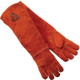 Welding Gloves, Y-Series, 23" Shoulder Split Cowhide, Foam Lined, Burnt Orange 21923
