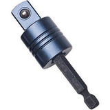 1/2" Square Drive Locking Socket Adapter, 1/4" Powerdrive Shaft PL50