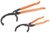 2 pc. Adjustable Oil Filter Pliers Set 4562