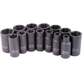 14 Pc. 3/8" Drive Metric Mid-Depth Impact Socket Set 3328