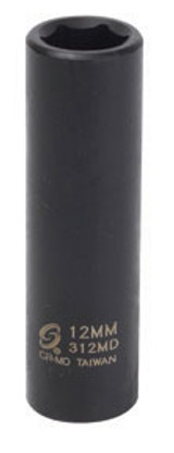 3/8" Dr Deep Impact Socket, 12mm 312MD