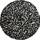 Black and White Wool Compounding Pad 890146