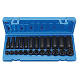 3/8" Drive Standard and Deep Length Impact Set 1224RD