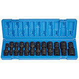 12-Piece 3/8 in. Drive 6-Point SAE Universal Deep Impact Socket Set 1212UD