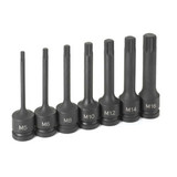 7-Piece 1/2 in. Drive 4 in. Triple Square Impact Socket Set 1347S