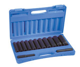 13-Piece 1/2 in. Drive 6-Point SAE Extra Deep Impact Socket Set 1313XD