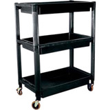 3-Tray Black Cart 7017