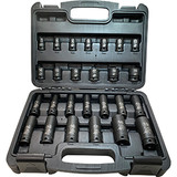 26-Pc 3/8" Drive 6 Point Metric Standard and Deep Impact Socket Set 2326